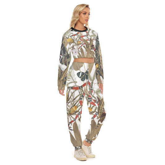 Beautiful & Deadly Crop Sweatshirt Suit