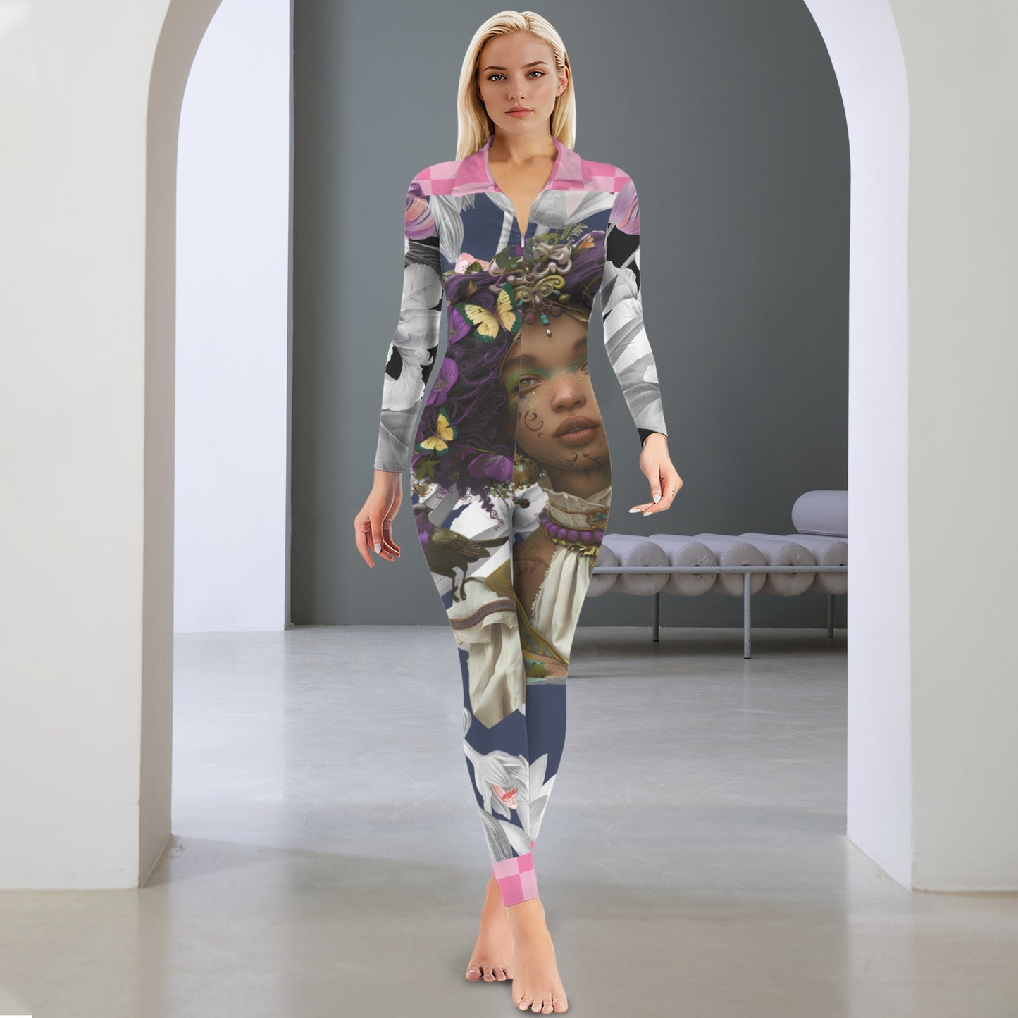 Floral Fantasy Jumpsuit