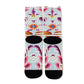 Floral Key Unisex Long Socks