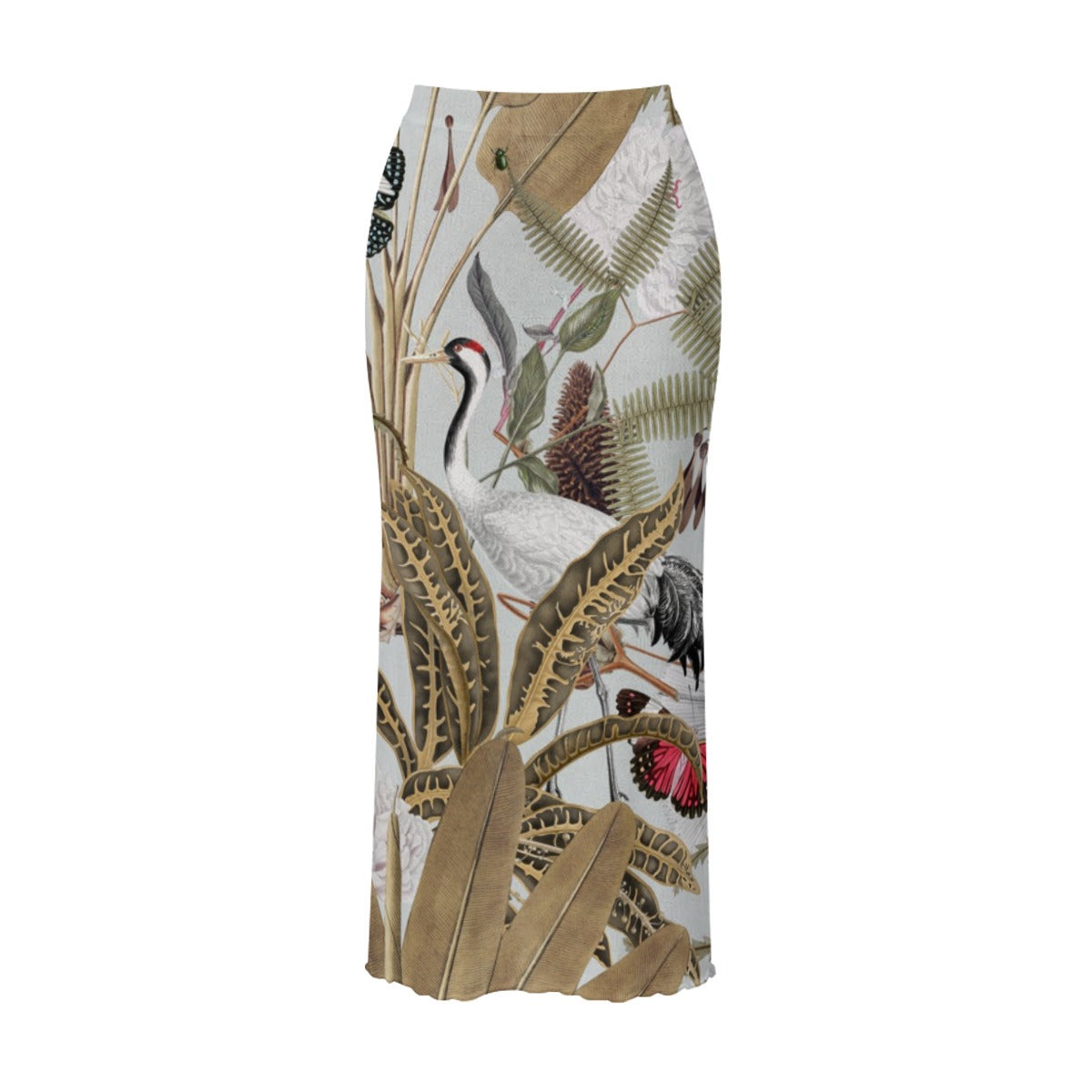 Siren Song High Neck Skirt Set With Thumb Hole