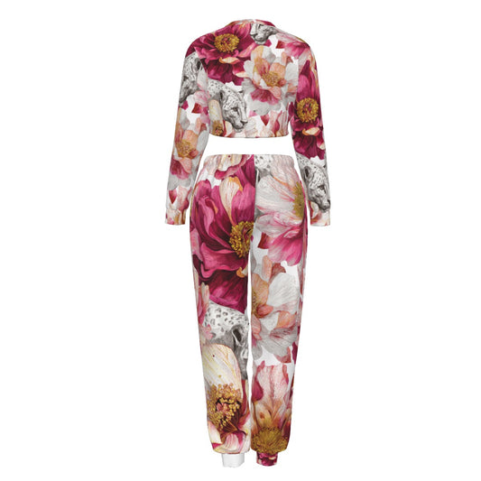 Hidden Danger Women's Crop Sweatshirt Suit