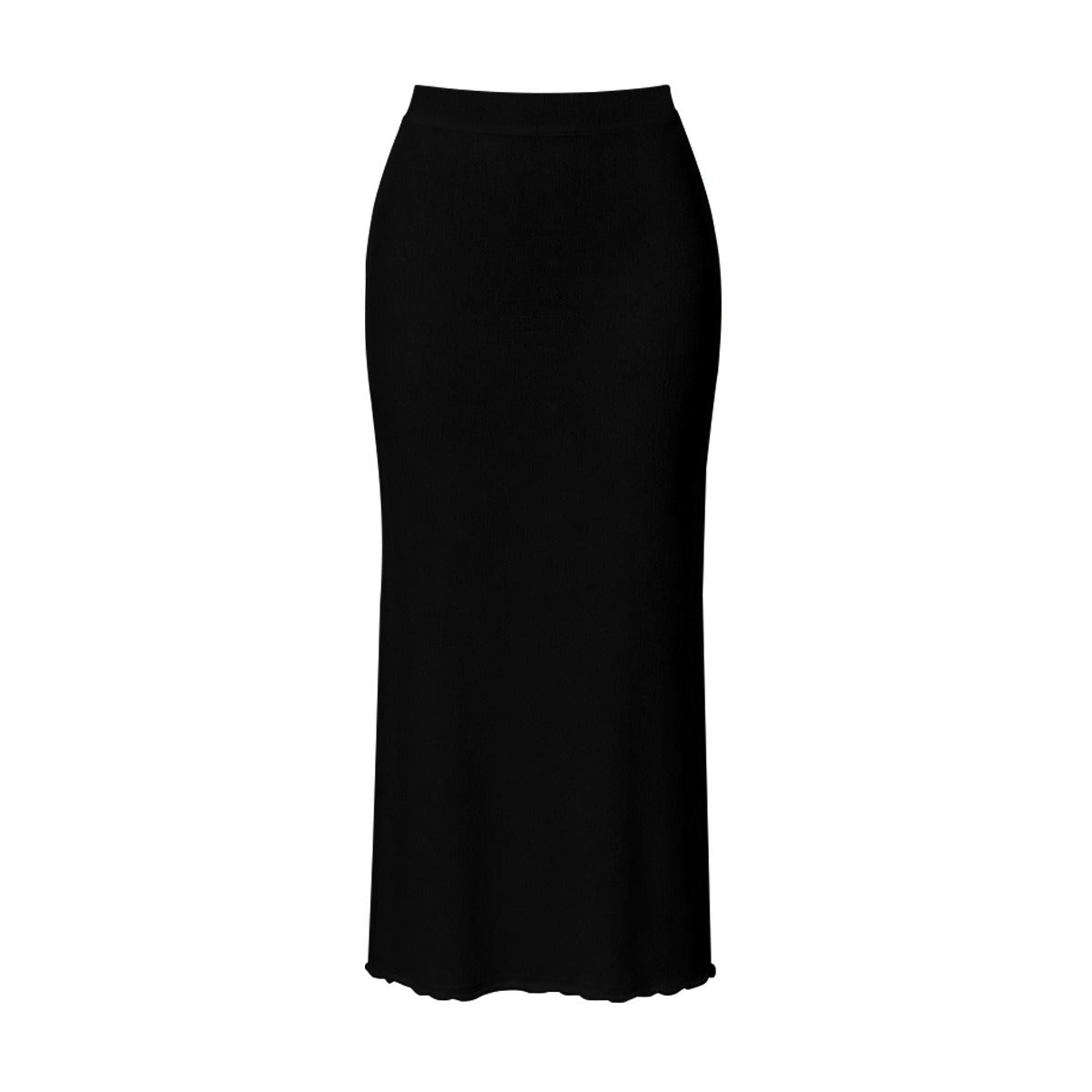 Up in Smoke Women's High Neck Skirt Set With Thumb Hole