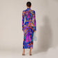 Basquiat Women's High Neck Skirt Set With Thumb Hole