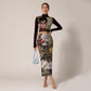 Cardi G High Neck Skirt Set With Thumb Hole