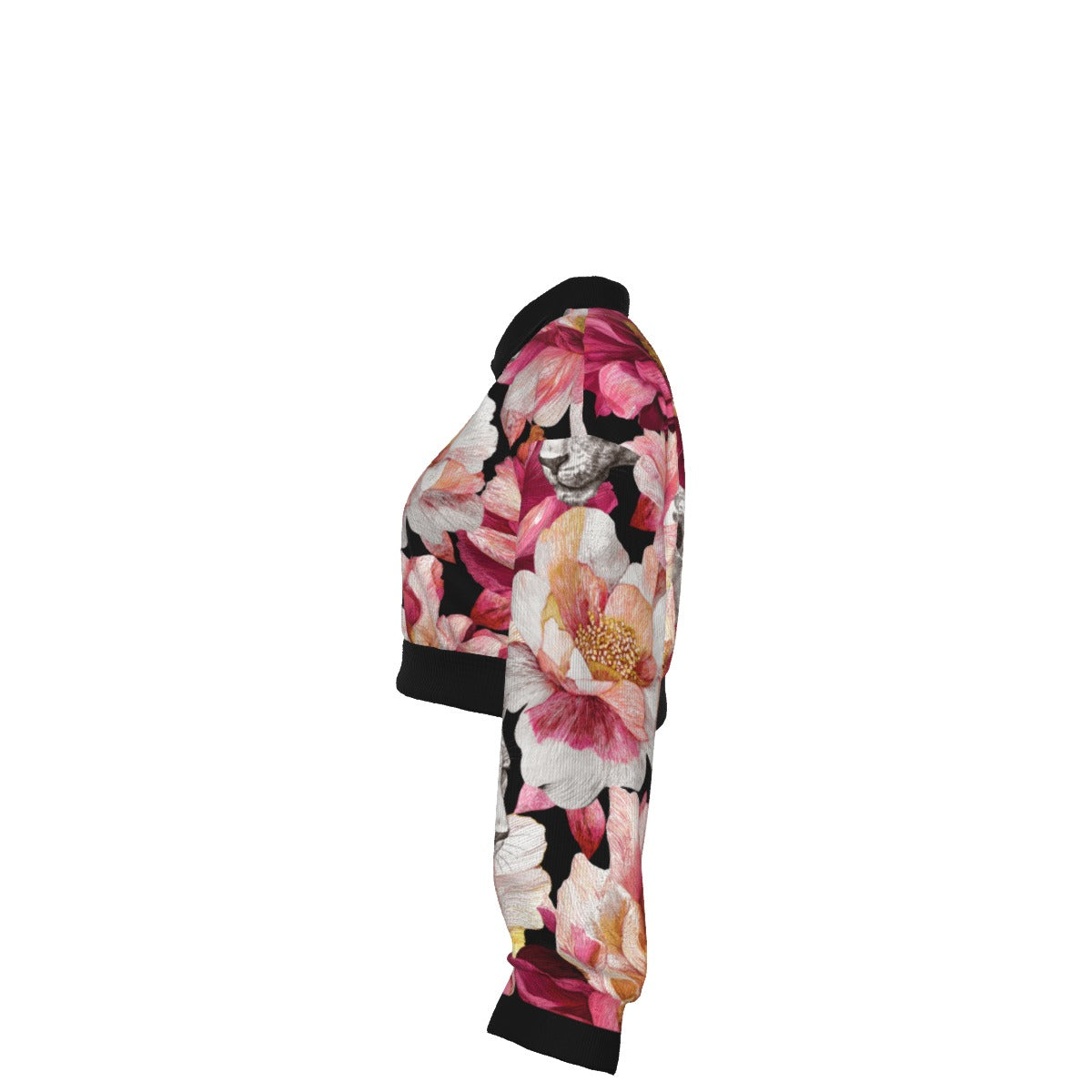 Hidden Beauty Hoodie with Half Zipper