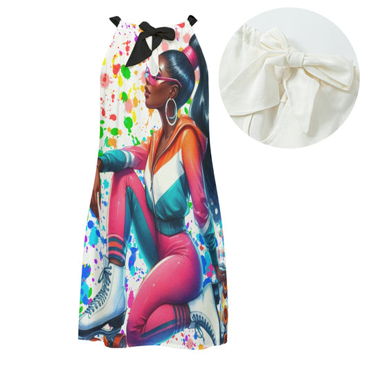 Rolling Women's Halter Dress
