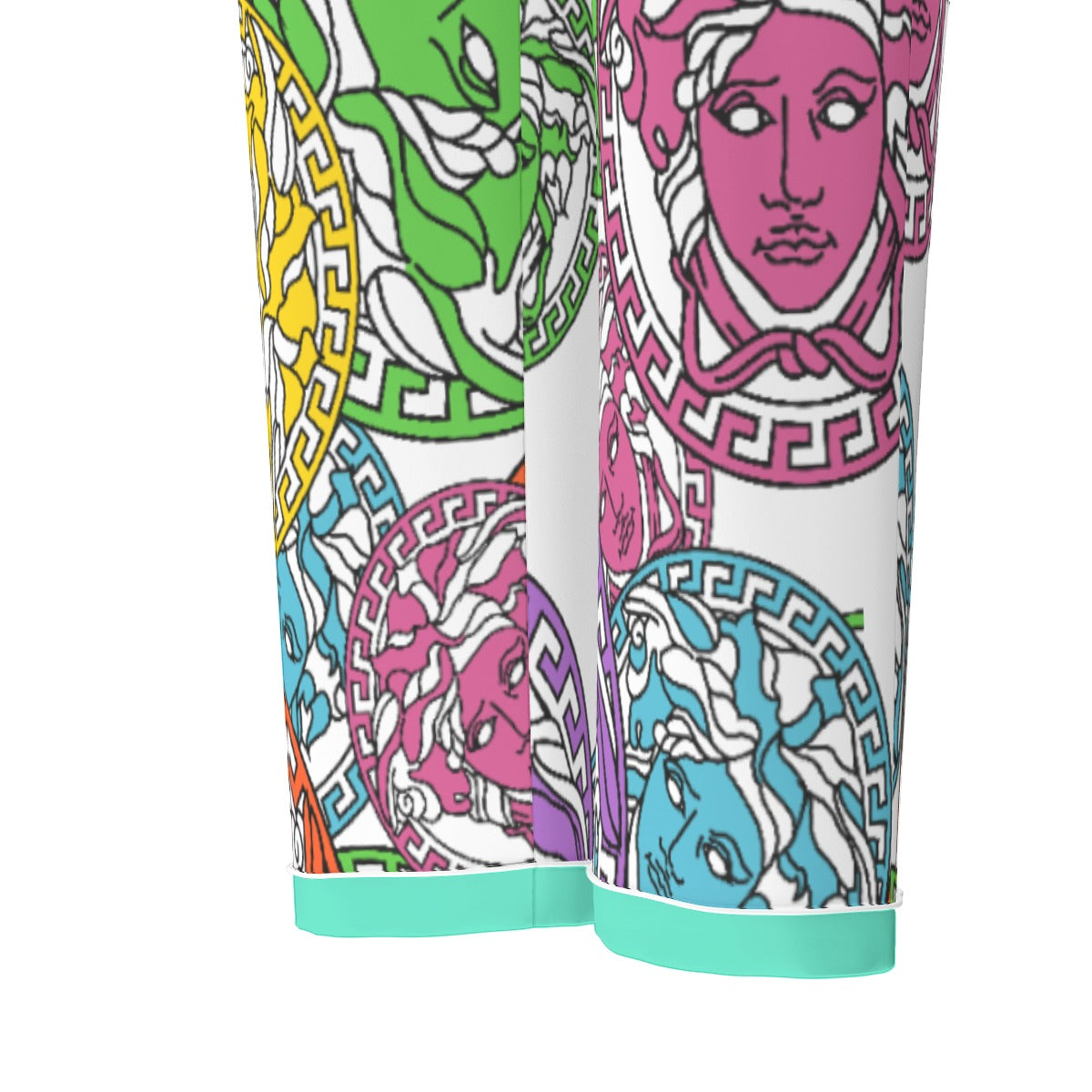 Multi Color Medusa Head Women's Long Sleeve Pajama Set