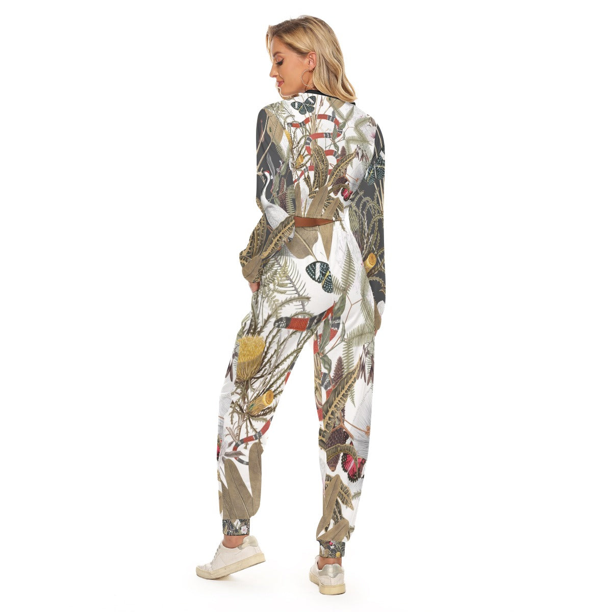 Beautiful & Deadly Crop Sweatshirt Suit