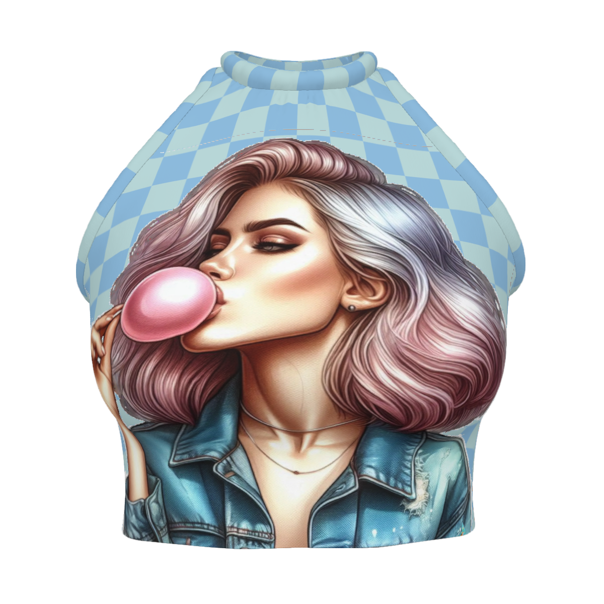 All Over Print Custom Women's Crew Neck Tank Top