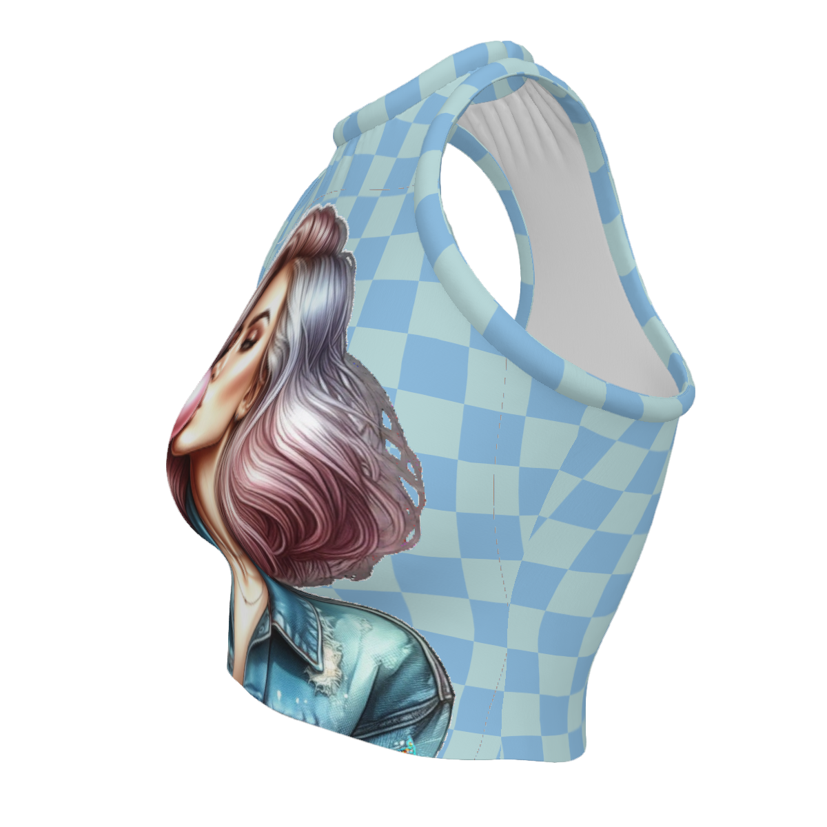 All Over Print Custom Women's Crew Neck Tank Top