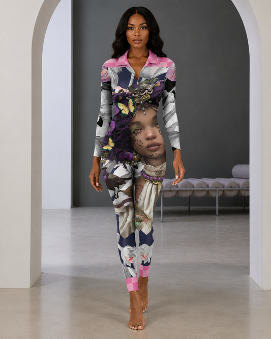 Floral Fantasy Jumpsuit